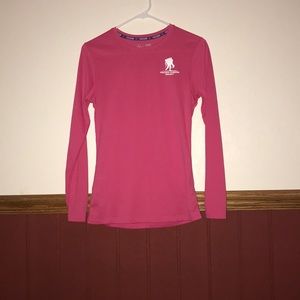 Under Armour pink Wounded Warriors long sleeve